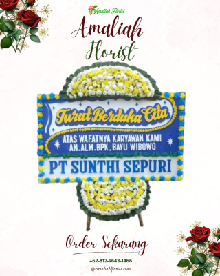 Papan Bunga Duka di Baru Debai