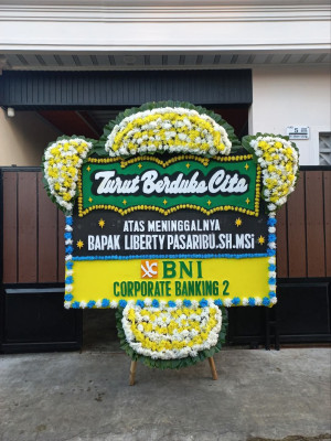 Papan Bunga Duka di Baru Debai