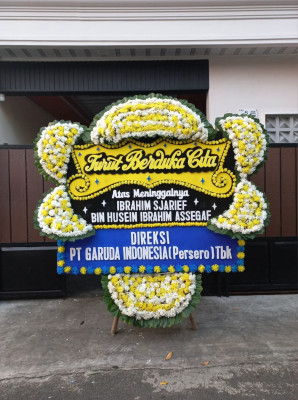 Papan Bunga Duka di Baru Debai