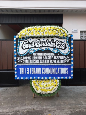 Papan Bunga Duka di Baru Debai